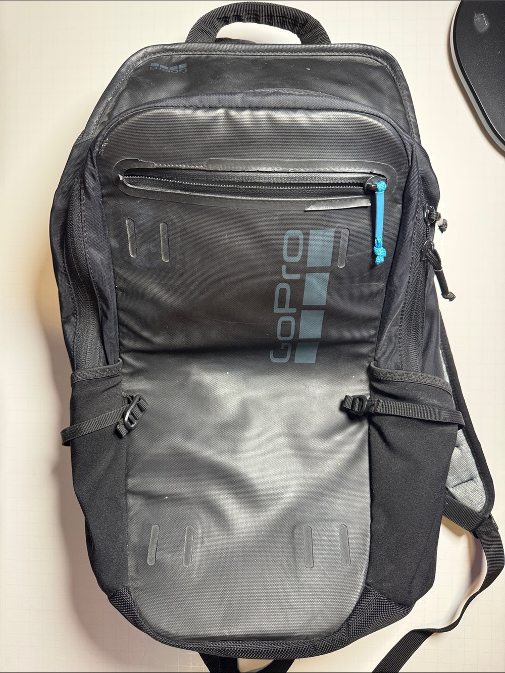 GoPro Black Backpack with Blue Accent Zipper